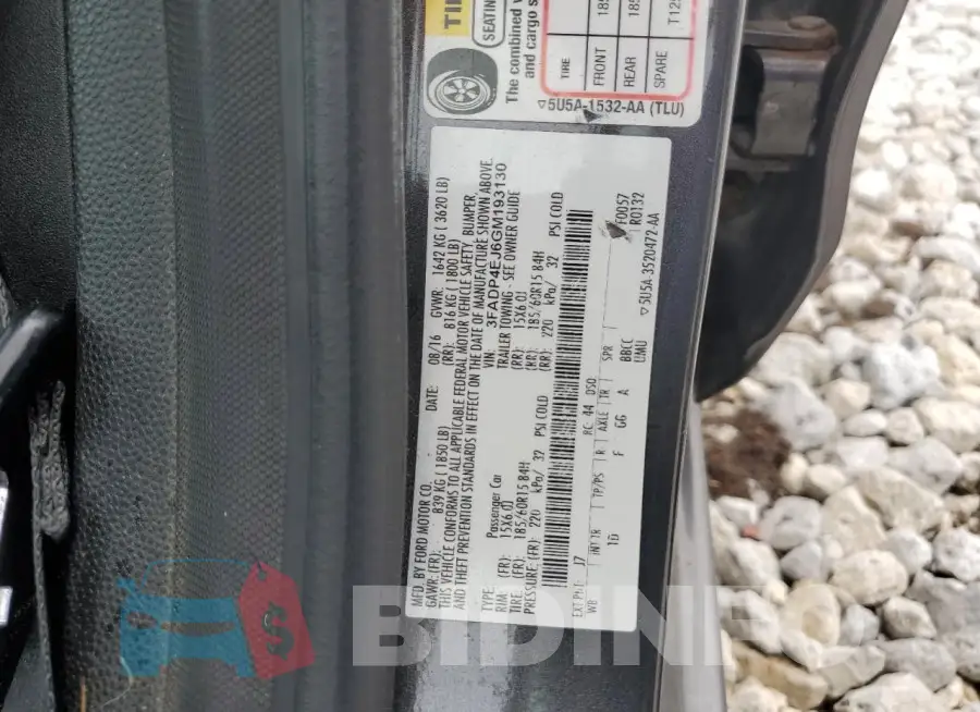 3FADP4EJ6GM193130 Photo# 12