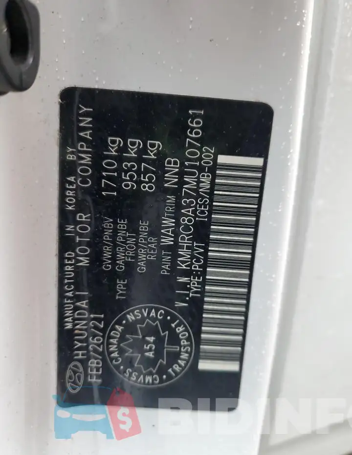 KMHRC8A37MU107661 Photo# 14