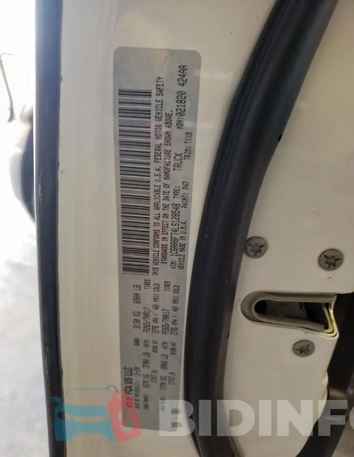1C6RR6FT4LS128548 Photo# 12