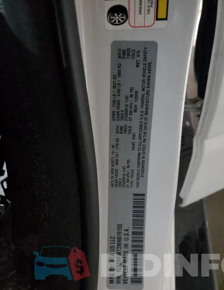 1C6SRFMT2MN619155 Photo# 12