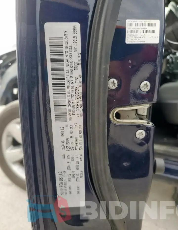 3C6RR6LT0HG573551 Photo# 13