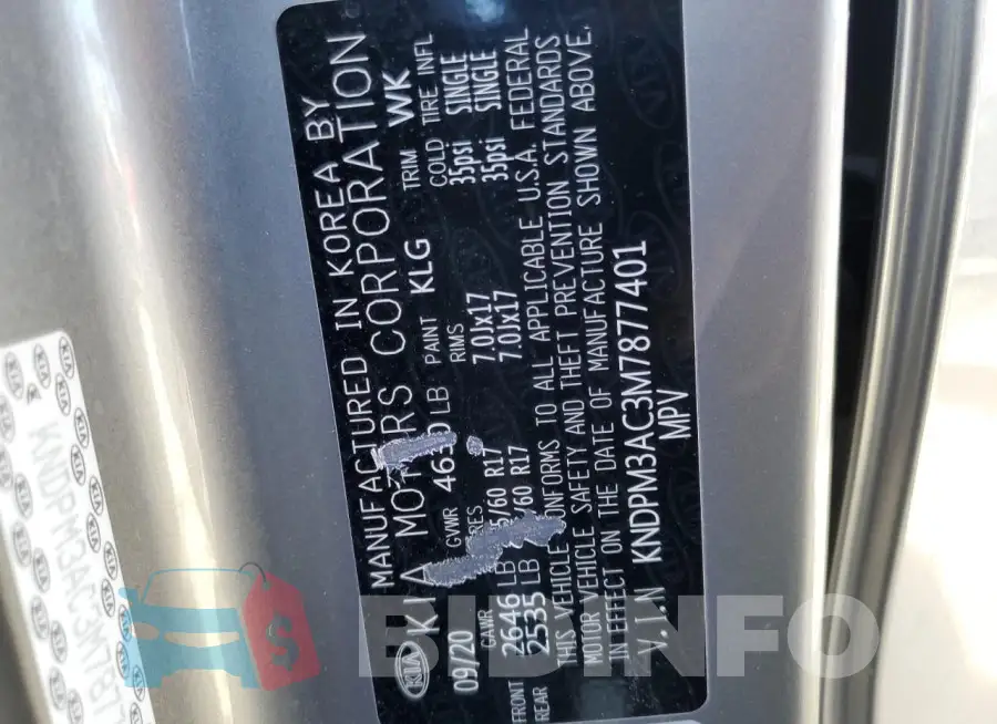 KNDPM3AC3M7877401 Photo# 13