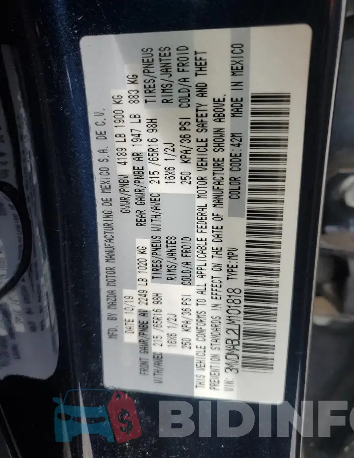 3MVDMABL2LM101818 Photo# 13