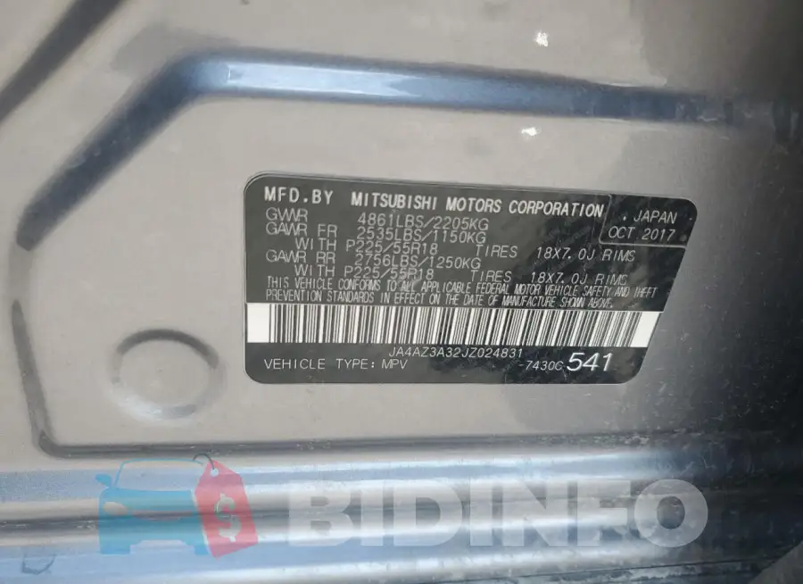 JA4AZ3A32JZ024831 Photo# 13
