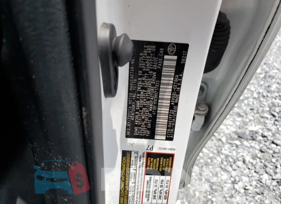 4T1BF1FK3HU717823 Photo# 13