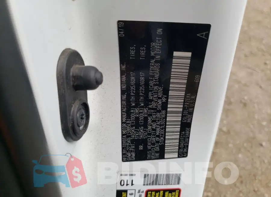5TDKZ3DC1LS021686 Photo# 13