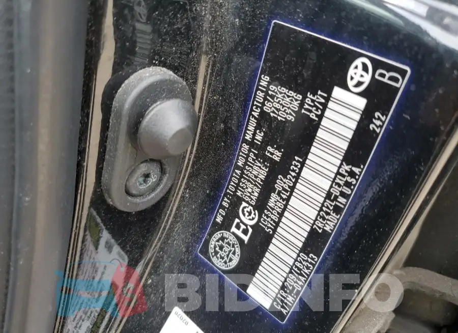 5YFBPRBE4LP024331 Photo# 13