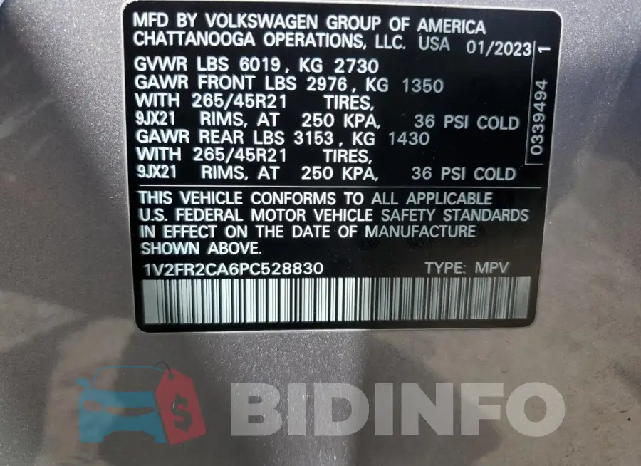 1V2FR2CA6PC528830 Photo# 14