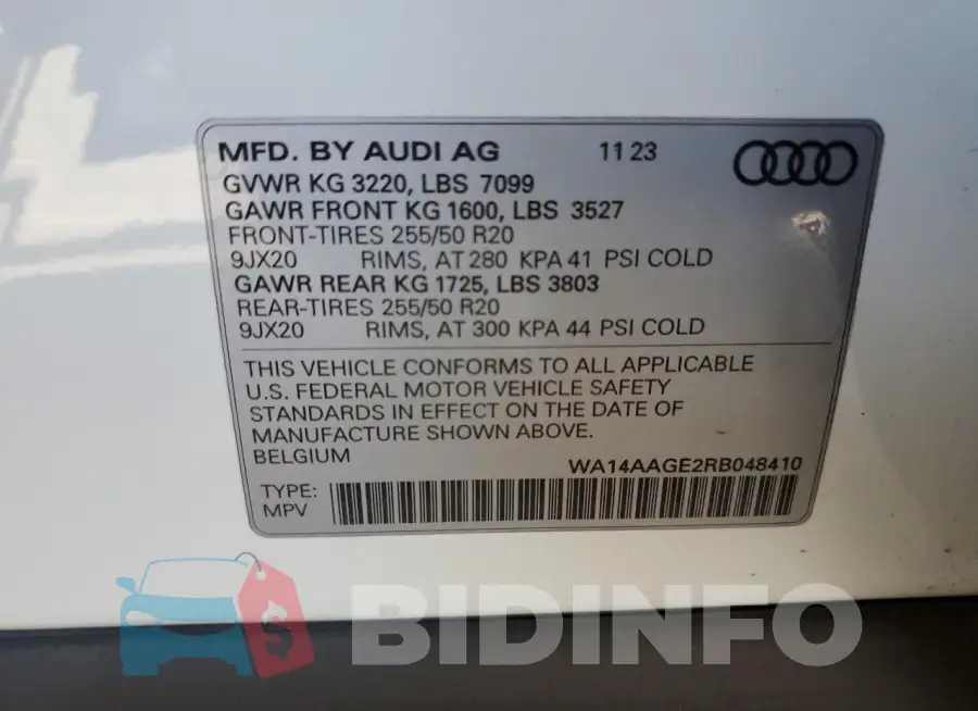 WA14AAGE2RB048410 Photo# 13
