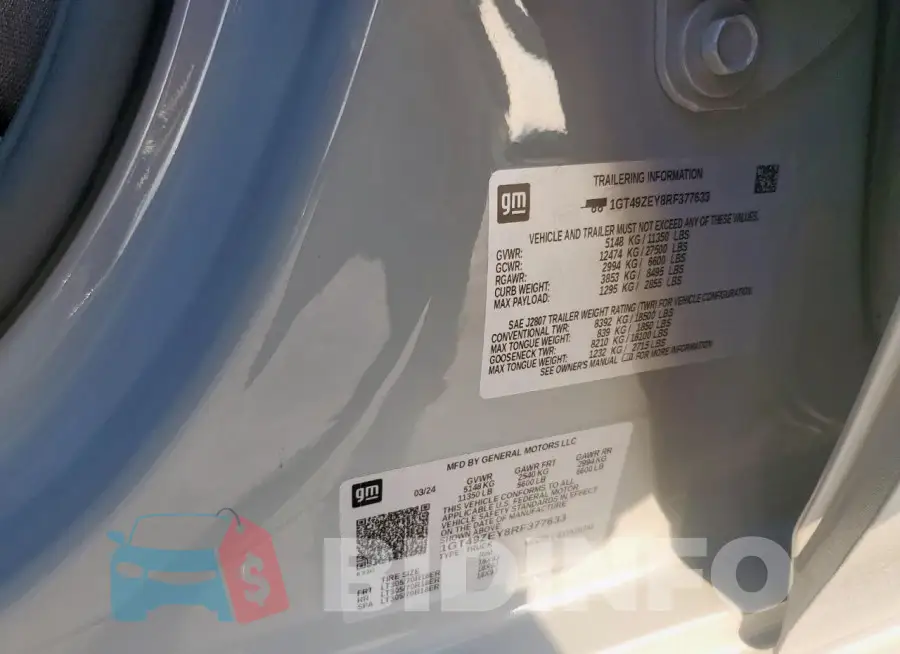 1GT49ZEY8RF377633 Photo# 13
