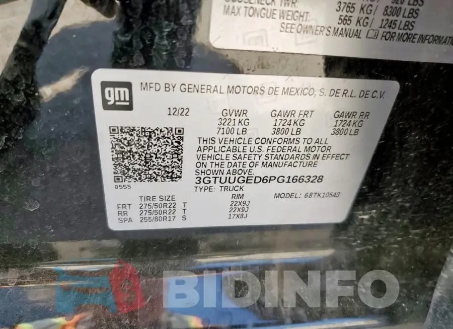 3GTUUGED6PG166328 Photo# 13