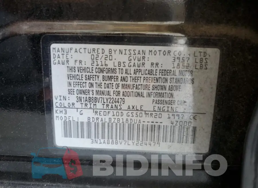 3N1AB8BV7LY224479 Photo# 12