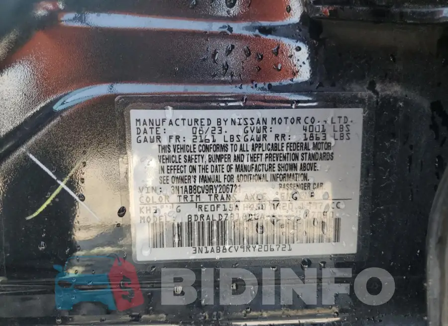 3N1AB8CV9RY206721 Photo# 13
