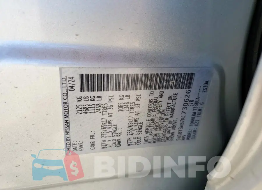 5N1BT3AB7RC730626 Photo# 13