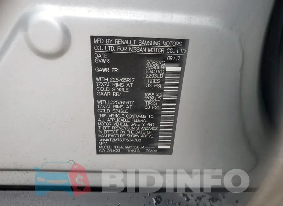 KNMAT2MT3JP504708 Photo# 13
