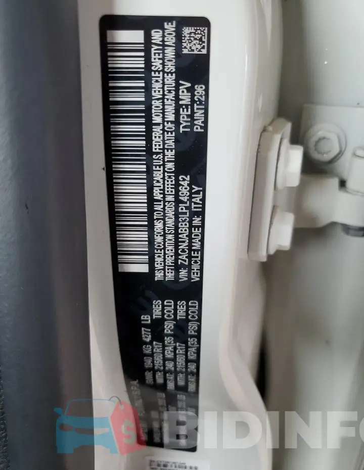ZACNJABB3LPL49642 Photo# 12