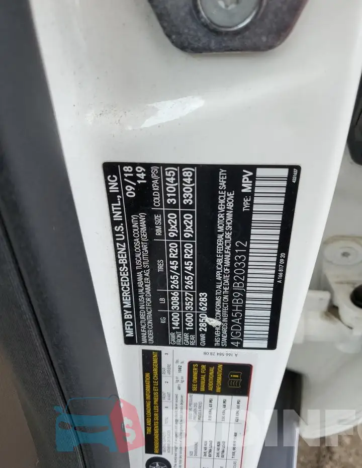 4JGDA5HB9JB203312 Photo# 12