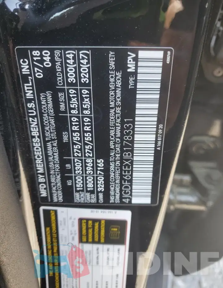 4JGDF6EEXJB178331 Photo# 12