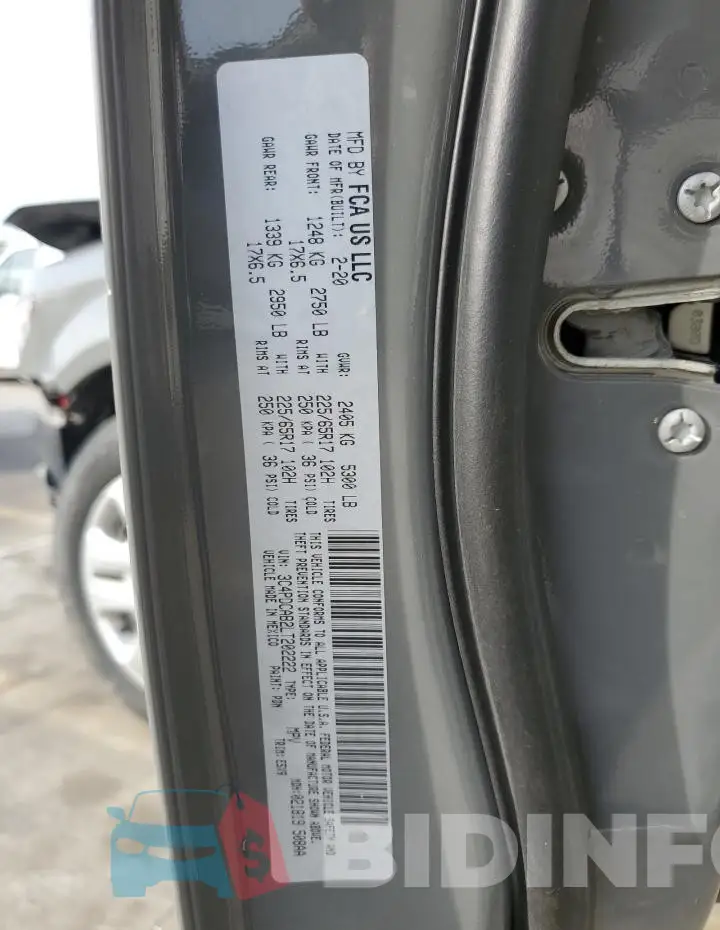 3C4PDCAB2LT202222 Photo# 14