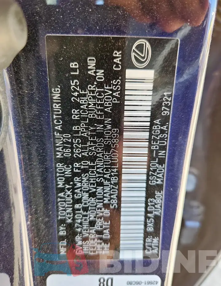 58ADZ1B14LU075899 Photo# 12
