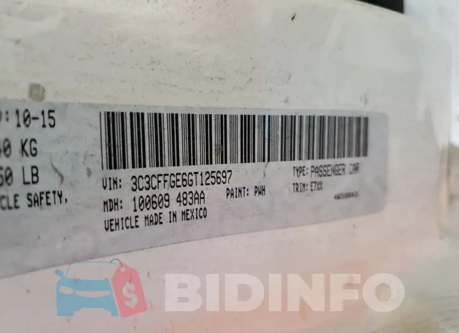 3C3CFFGE6GT125697 Photo# 12