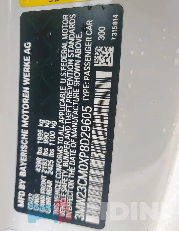 3MW23CM0XP8D29605 Photo# 12