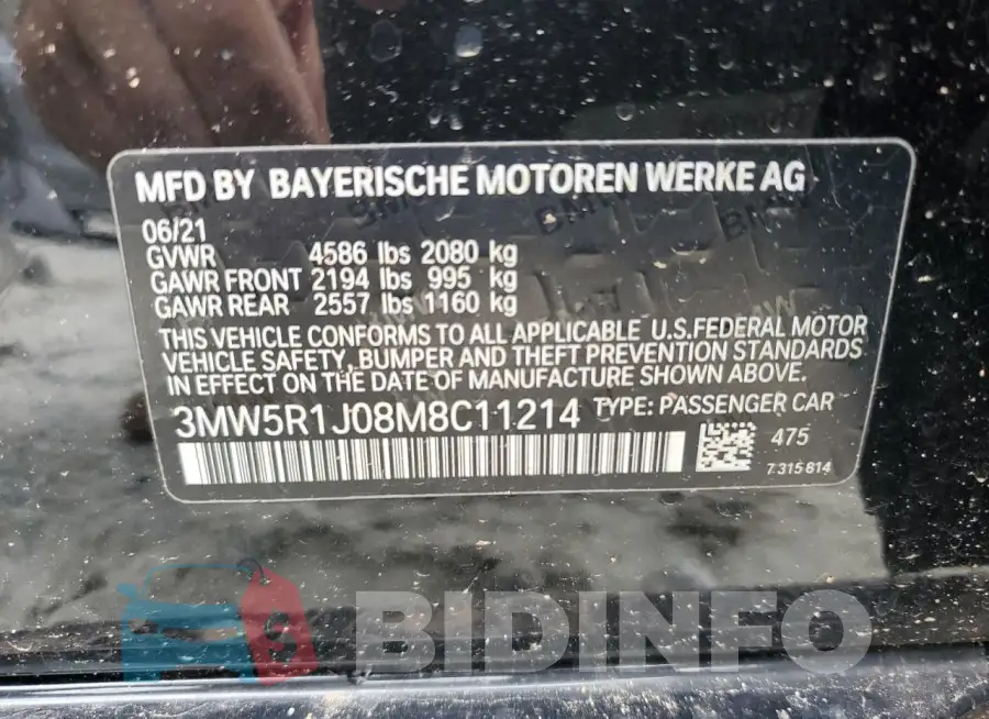 3MW5R1J08M8C11214 Photo# 12