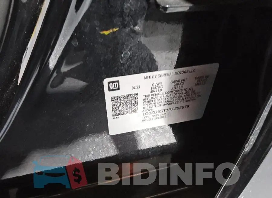 1G1ZD5ST1PF252579 Photo# 12