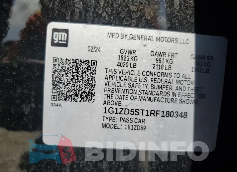 1G1ZD5ST1RF180348 Photo# 12