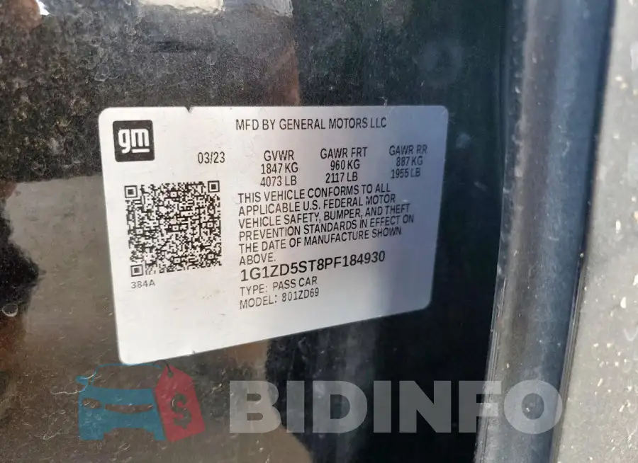1G1ZD5ST8PF184930 Photo# 12