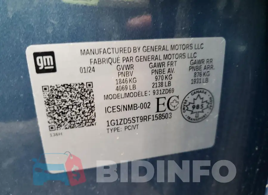 1G1ZD5ST9RF158503 Photo# 12