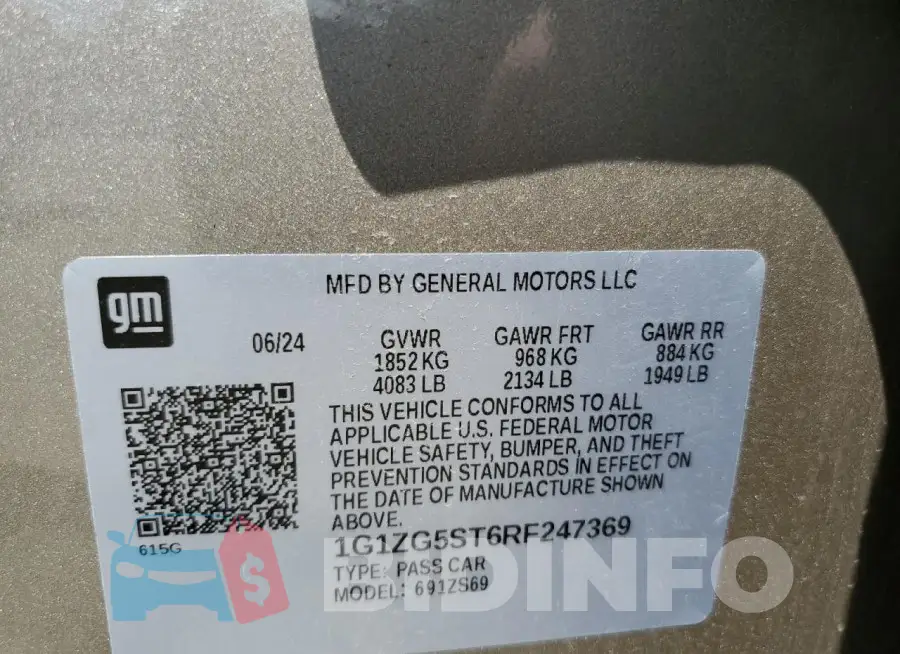 1G1ZG5ST6RF247369 Photo# 12
