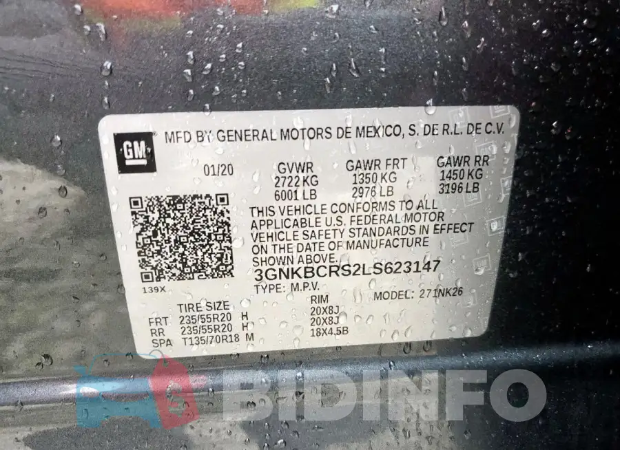 3GNKBCRS2LS623147 Photo# 13