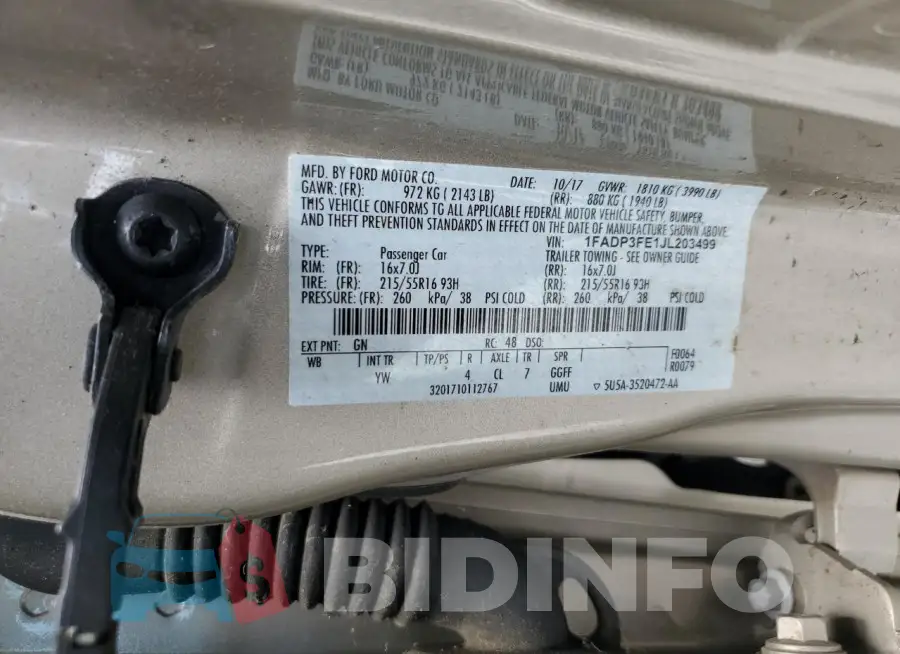 1FADP3FE1JL203499 Photo# 12