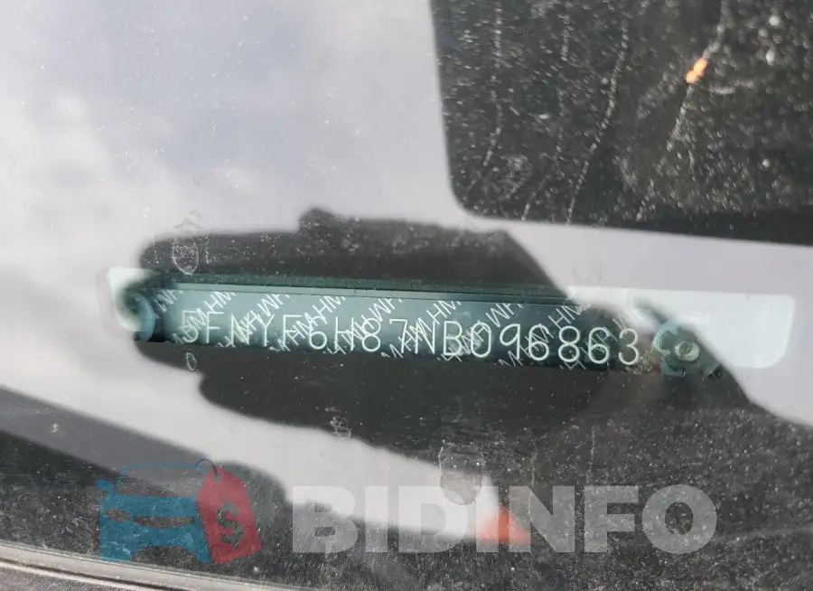 5FNYF6H87NB096863 Photo# 13