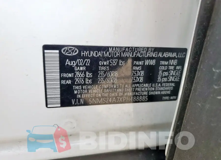 5NMS24AJXPH488885 Photo# 13