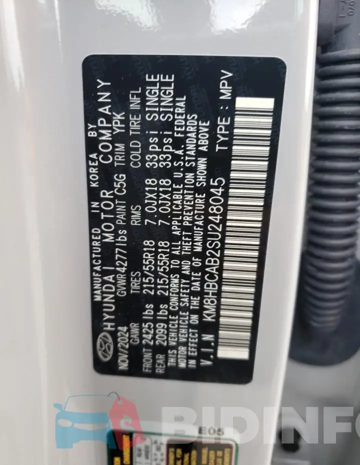 KM8HBCAB2SU248045 Photo# 14