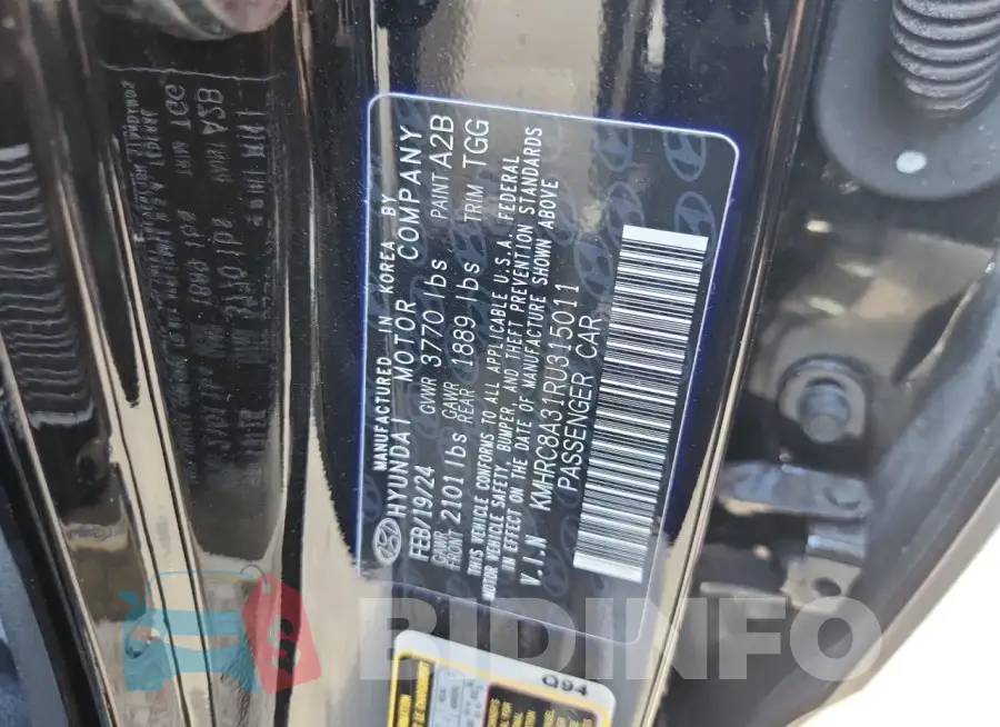KMHRC8A31RU315011 Photo# 12