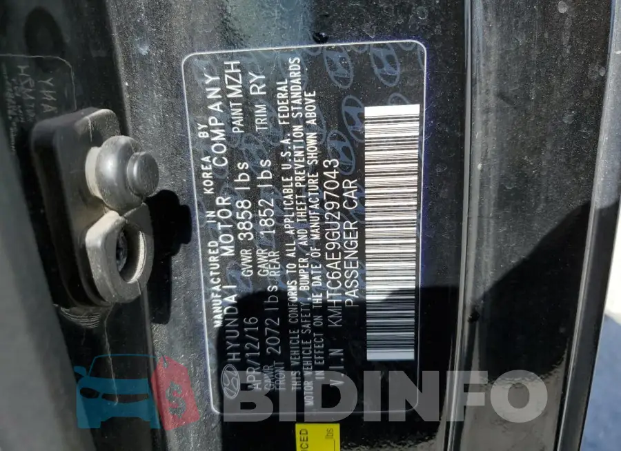 KMHTC6AE9GU297043 Photo# 12