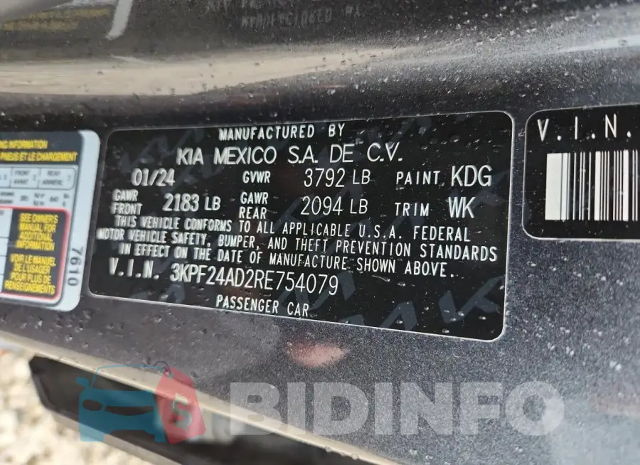 3KPF24AD2RE754079 Photo# 13