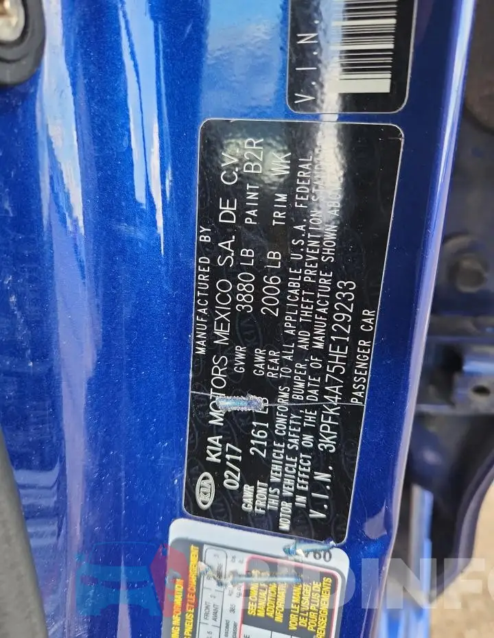 3KPFK4A75HE129233 Photo# 12