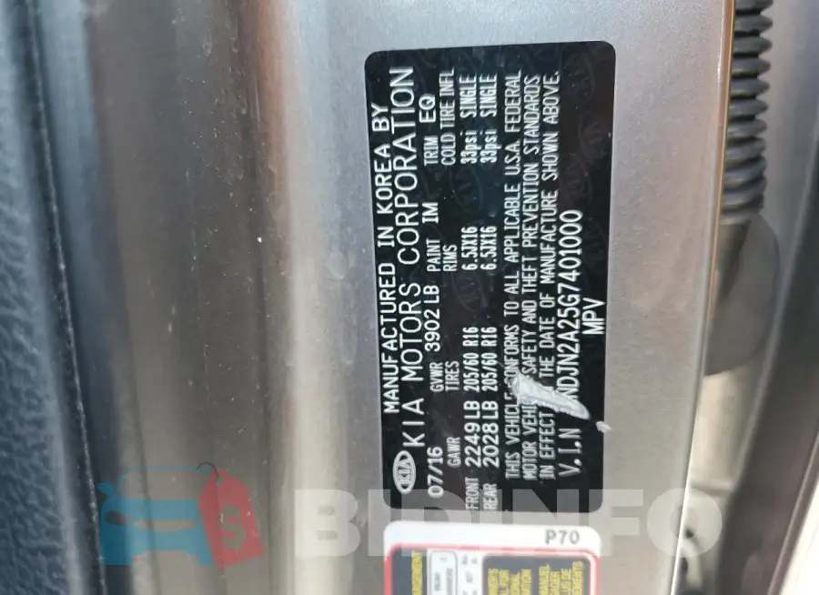 KNDJN2A25G7401000 Photo# 13