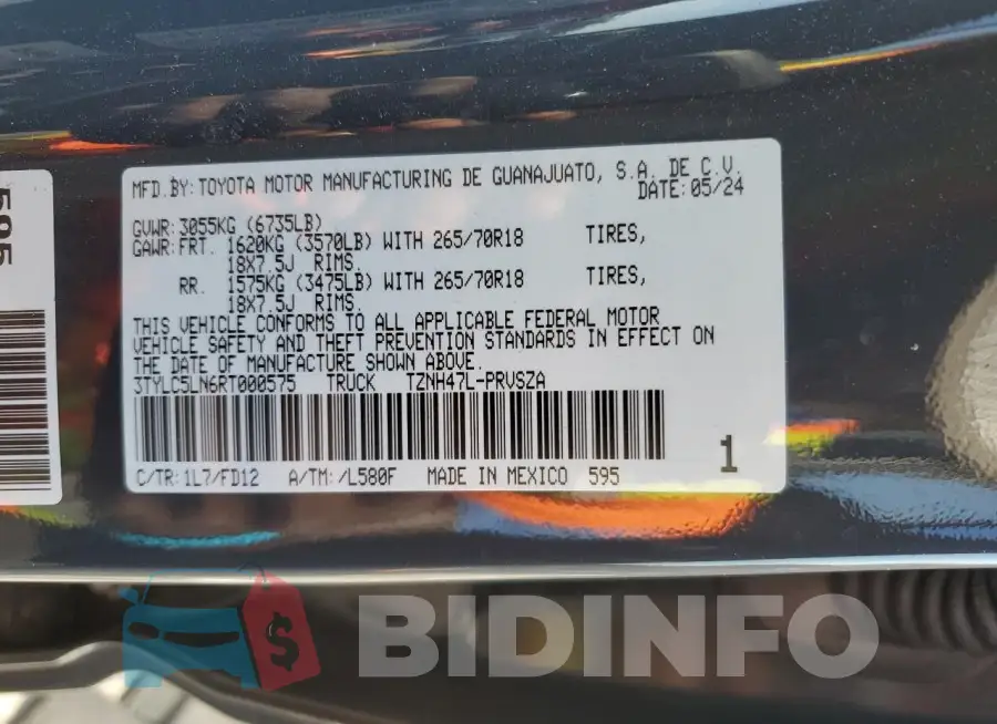 3TYLC5LN6RT000575 Photo# 12
