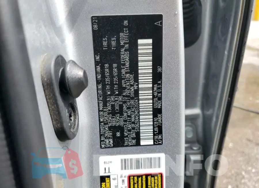 5TDGZRAH2MS535041 Photo# 14
