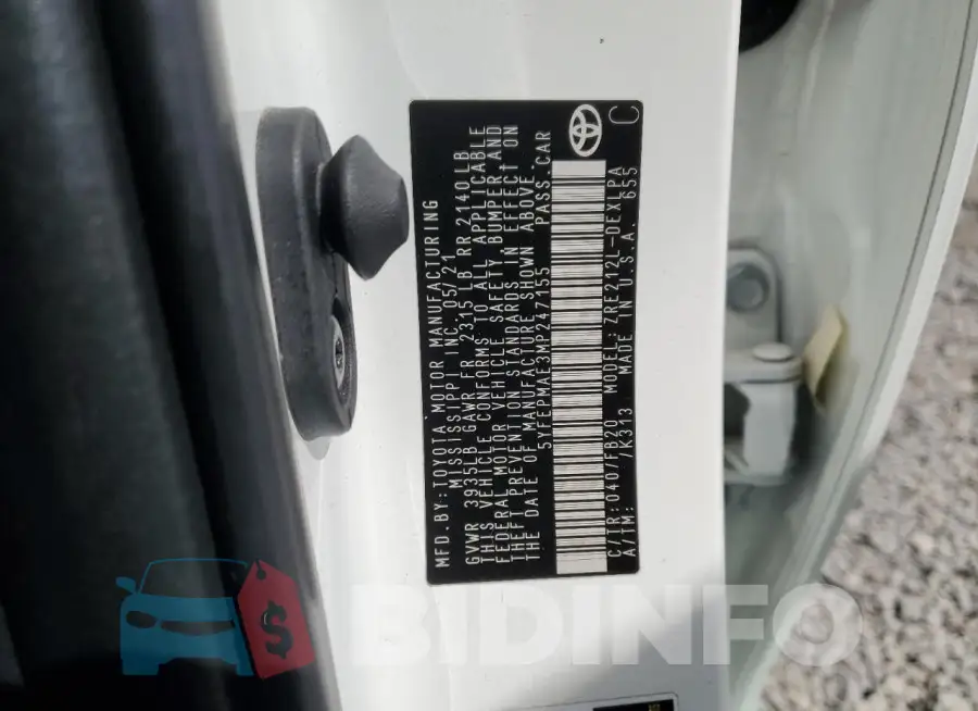 5YFEPMAE3MP247155 Photo# 12