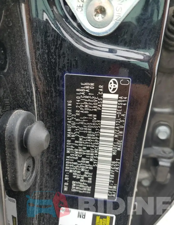 5YFS4MCE6PP157558 Photo# 12