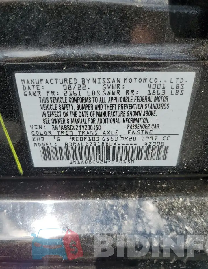 3N1AB8CV2NY290150 Photo# 12