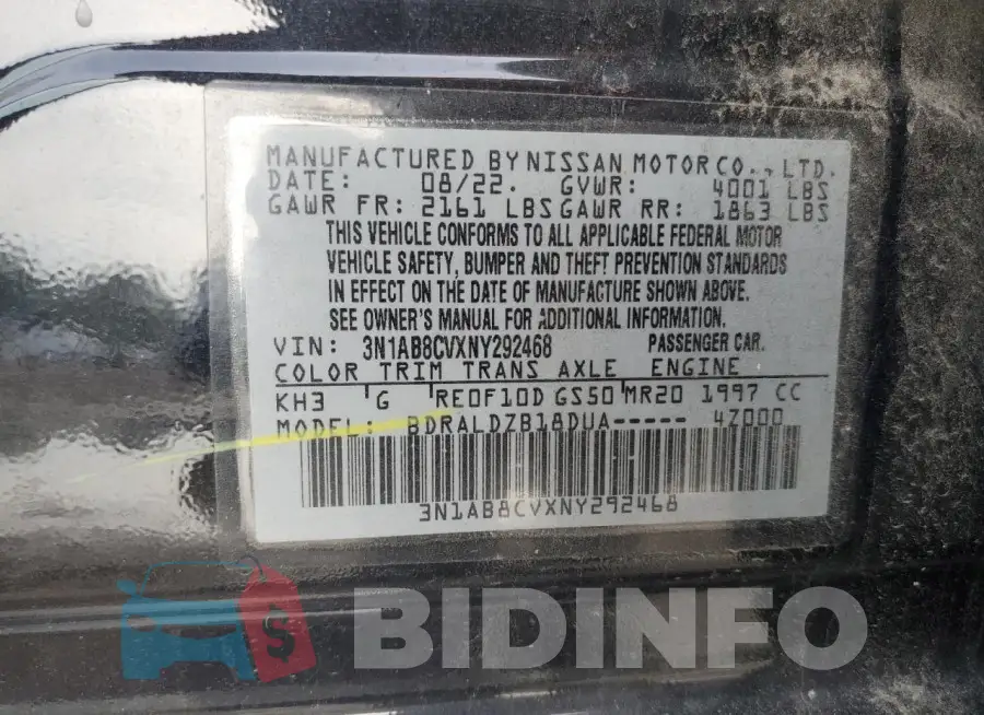3N1AB8CVXNY292468 Photo# 12
