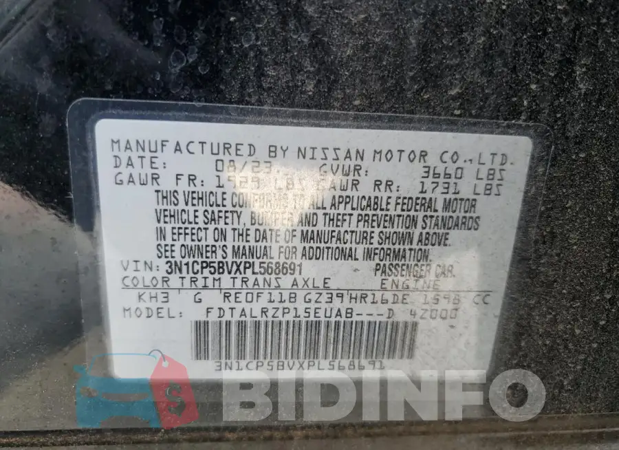 3N1CP5BVXPL568691 Photo# 13