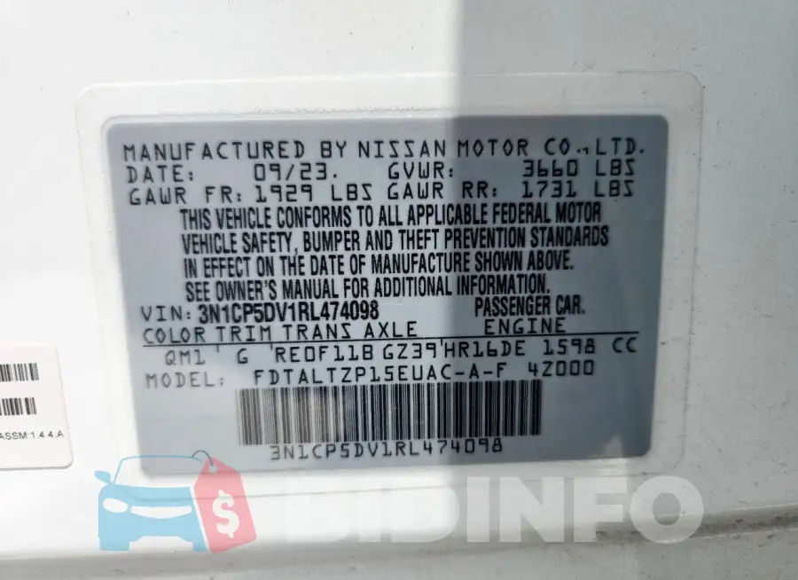 3N1CP5DV1RL474098 Photo# 14
